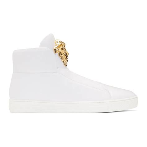 versace blancas|farfetch versace shoes.